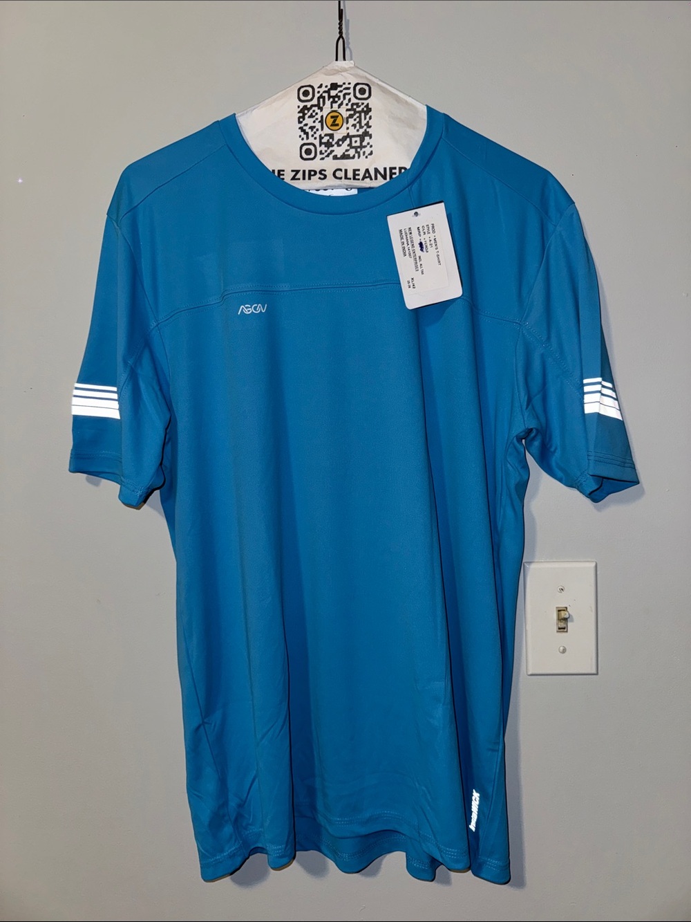 ASRV Blue Men's Performance Crew Shirt
